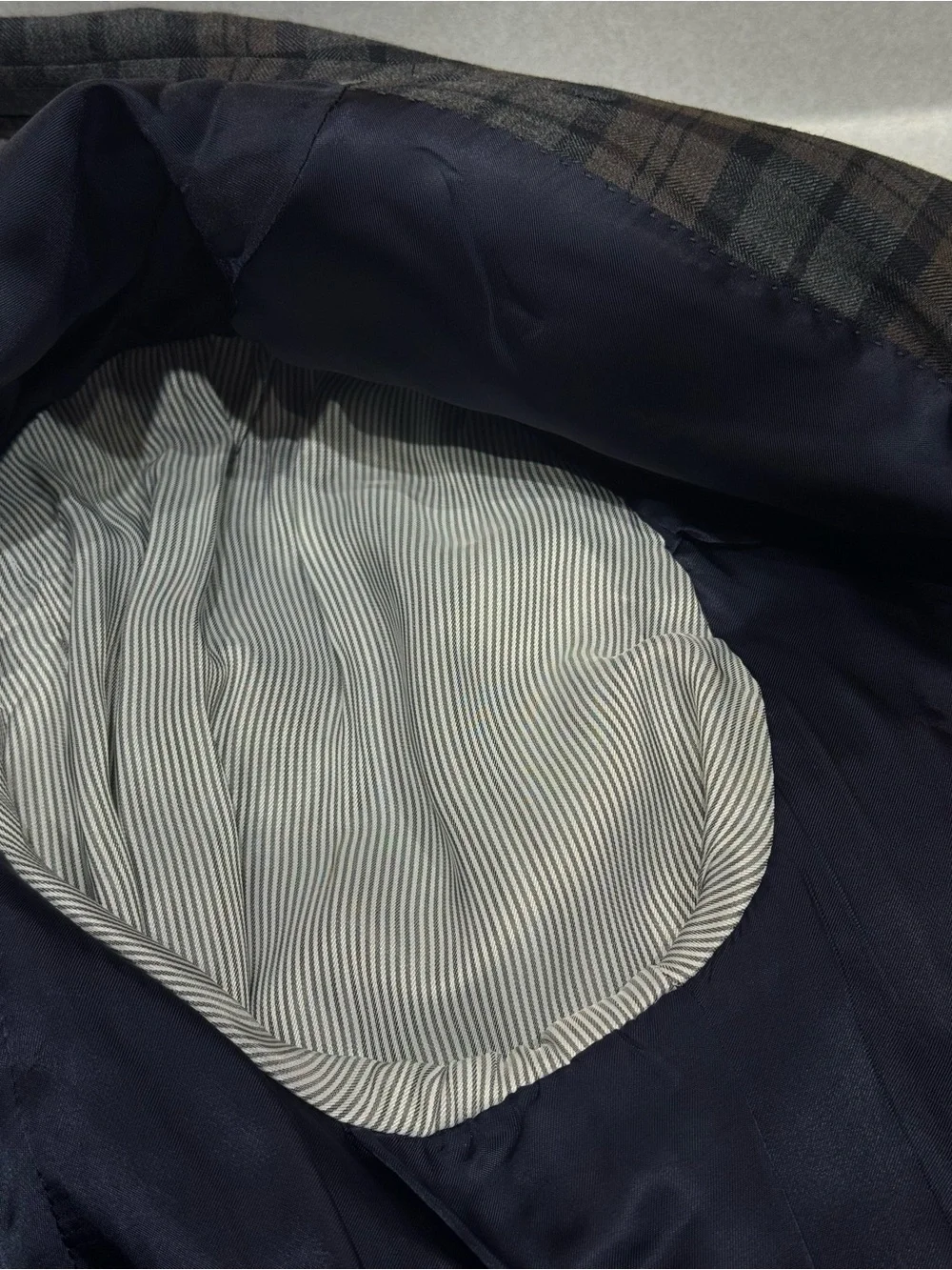 J.Crew Ludlow Men's Plaid Sport Coat in Blue and Brown